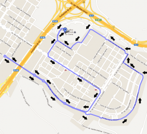 Recorrido de la carrera