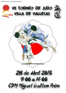 Cartel del VII Campeonato de Judo 2013