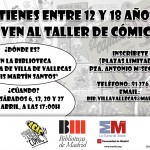 Cartel para la difusión del Taller de Cómic