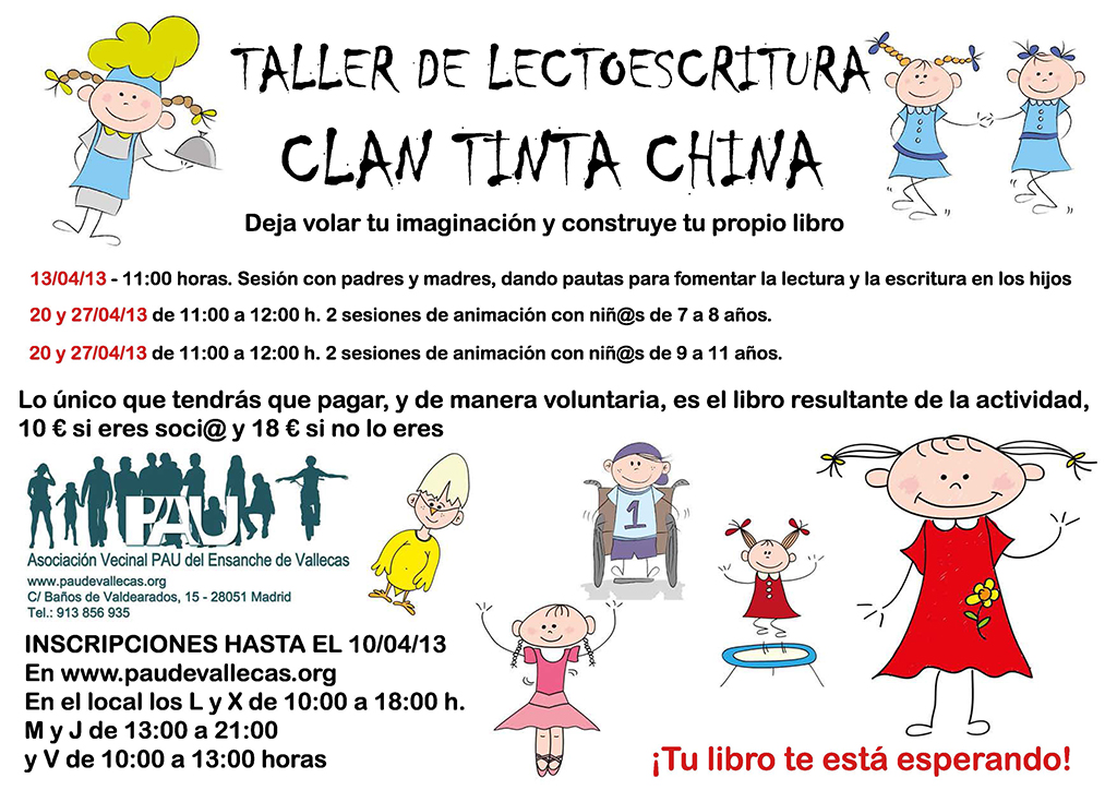 Cartel para difusión del taller