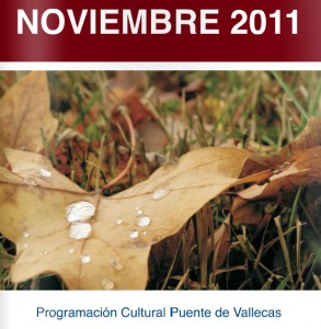 Programación en Noviembre de los C.C. de Puente Vallecas