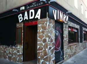 Entrada del Bar Bada Vink!