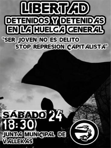 Cartel para difusión de la Manifestación para el 24-N