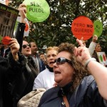 Vecin@s que han acudido a la manifestación