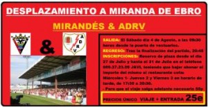 Amistoso contra el Mirandés