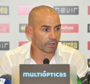 Paco Jémez en la rueda de prensa