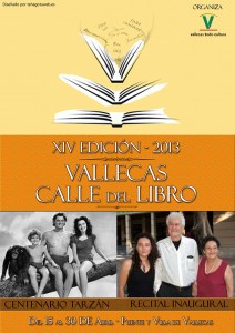 Cartel de la XIV edición de Vallecas Calle del Libro