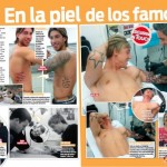 Leo Millares tatuando