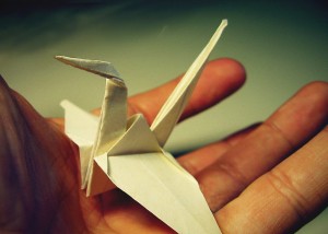 Paloma de origami