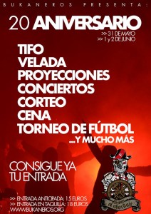 Cartel del XX Aniversario