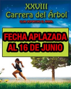 Cartel del cambio de fecha del evento