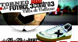 Torneo de Fútbol Mixto 3contra3 Villa de Vallecas