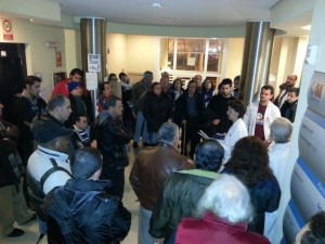 Acto informativo por parte del personal del Centro de Salud