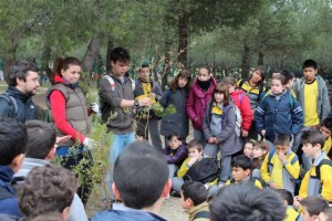 Alumnos del C.C. Nueva Castilla en una de las excursiones al Cerro