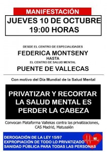 Cartel de la manifestación