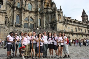 Foto del "Camino de esperanza" en Santiago