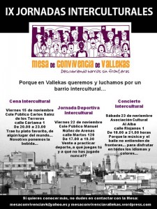 IX Jornadas Interculturales de Vallecas