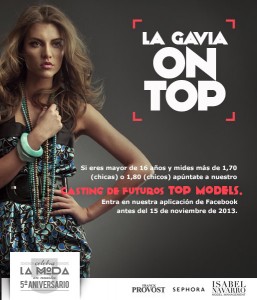 Cartel del Concurso La Gavia ON TOP