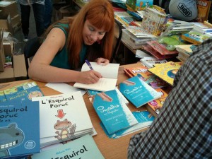 María Jesús en una de sus presentaciones