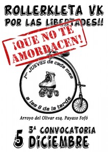 Cartel de la 3ª RollerKleta