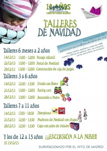 Cartel Talleres de Navidad 2013