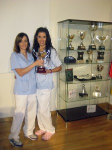 Ana Gómez y Lucía Pérez consiguierón el segundo premio