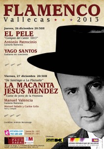 Cartel de "Flamenco Vallecas 2013"