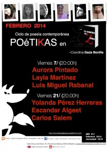 Poétikas – Febrero 2014