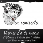 Cartel del Concierto de Paradoxum luporum