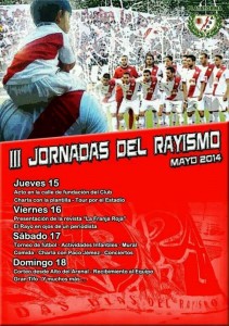 Cartel de las III Jornadas del rayismo 2014 y actividades