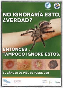 Cartel de la campaña Euromelanoma 2014