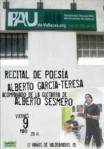 Cartel del Recital de Poesía