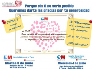 Cartel - Maratones donación 3 y 4 junio 2014