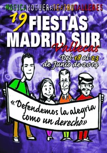 CartelXIXfiestasmadridsur2014vallecas