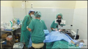 Intervención a uno de los pacientes - ONG Da Man en Senegal