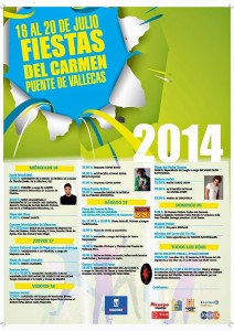 Programación de las Fiestas del Carmen 2014 en Vallecas