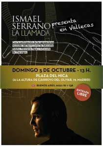 cartelconciertoisamelserrano-Vallecas-05-10-2014