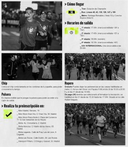 Información general de la XXXVII San Silvestre Vallecana