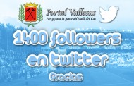 Más de 1400 followers en twitter