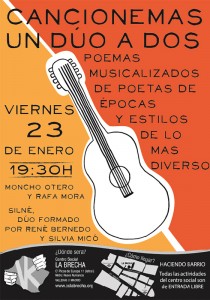 Concierto con "Cancionemas" Poemas musicalizados