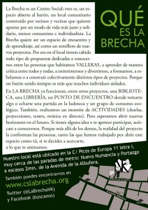 Información del CS La Brecha