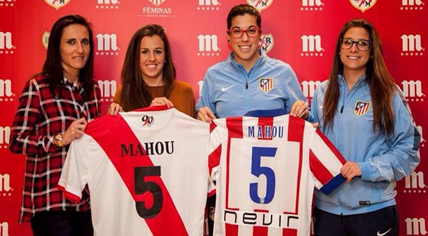 El Rayo Vallecano Femenino y el Atlético de Madrid Femeninas firman un acuerdo con Mahou y disputan su derbi