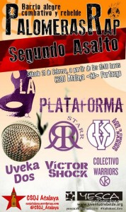 Cartel del PalomerasRap - 2º Asalto