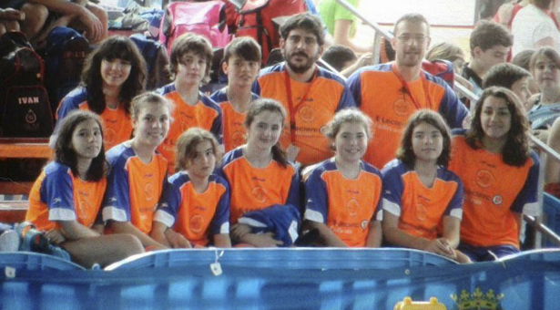 Equipo cadete e infantil del Vallecas SOS