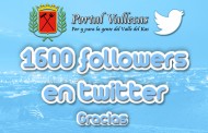 Más de 1600 followers en Twitter