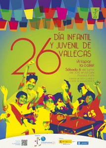 Cartel del XXVI Día Infantil y Juvenil de Vallecas