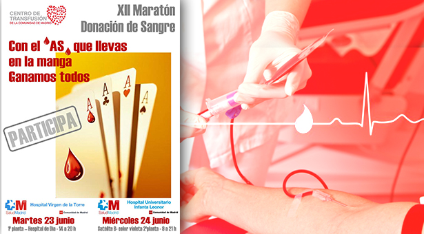 XII Maratón para la donación de sangre en los hospitales de Vallecas