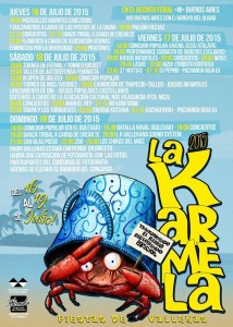 Cartel de las Fiestas de la Karmela 2015