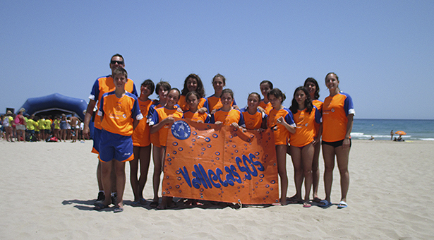 Socorristas de Vallecas SOS en la Playa San Juan en Alicante