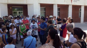 Rubén Tadeo explica a los vecinos las actuaciones del Ayto en el incendio del vertedero ilegal de Valdemingómez